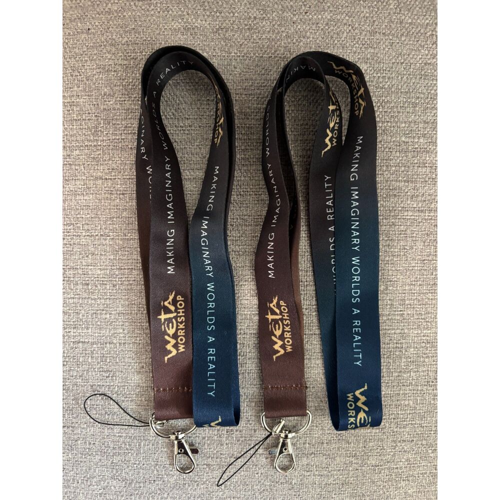 Set of 2 - WETA Workshop Lanyards "Making Imaginary Worlds A Reality" SDCC 2026
